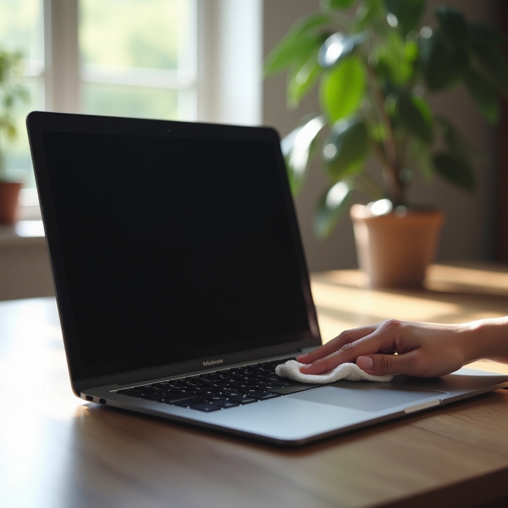 kung paano linisin ang screen ng MacBook