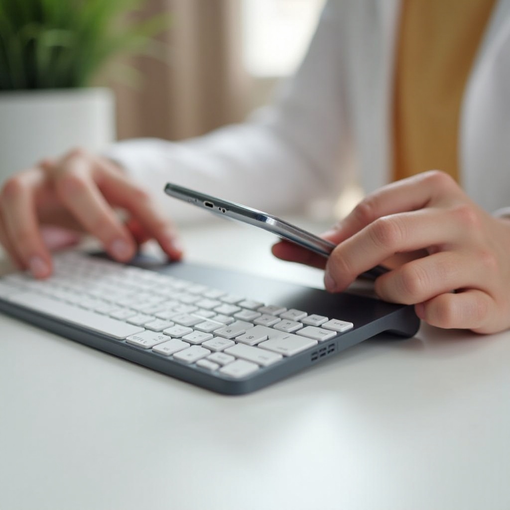 วิธีเชื่อมต่อคีย์บอร์ดกับไอโฟน