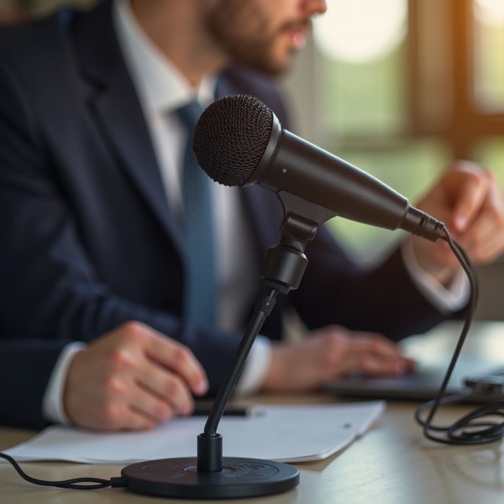 cara menggunakan mikrofon eksternal di iPhone