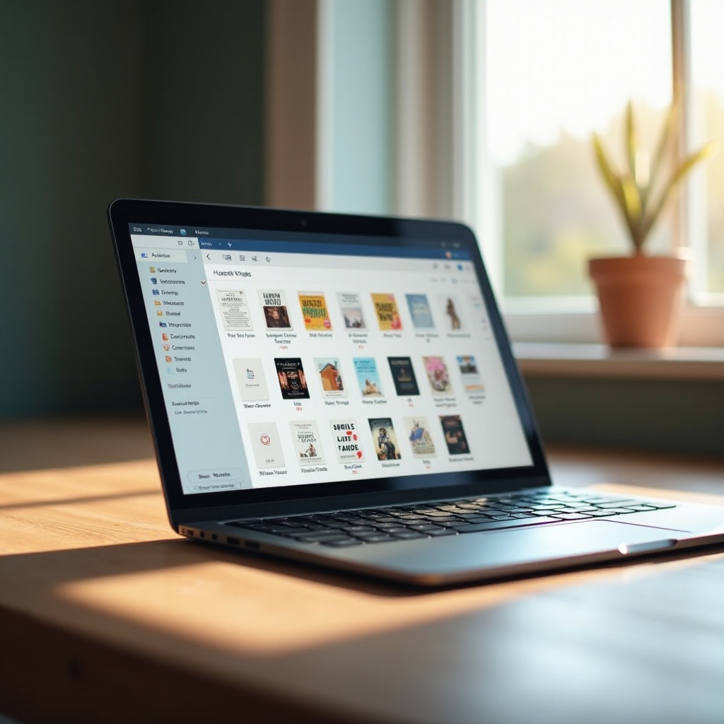 ChromebookでKindleファイルを見つける