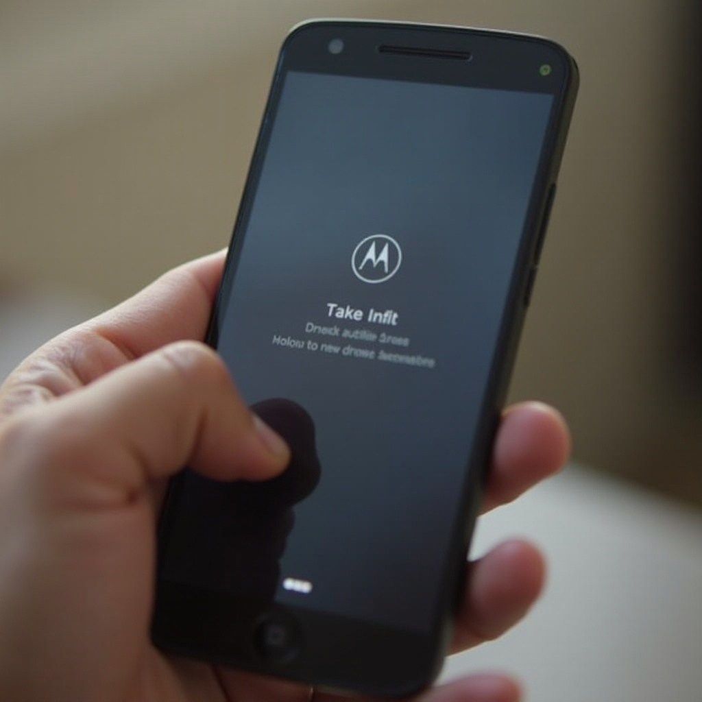 ฉันจะจับภาพหน้าจอบนโทรศัพท์ Motorola ของฉันได้อย่างไร