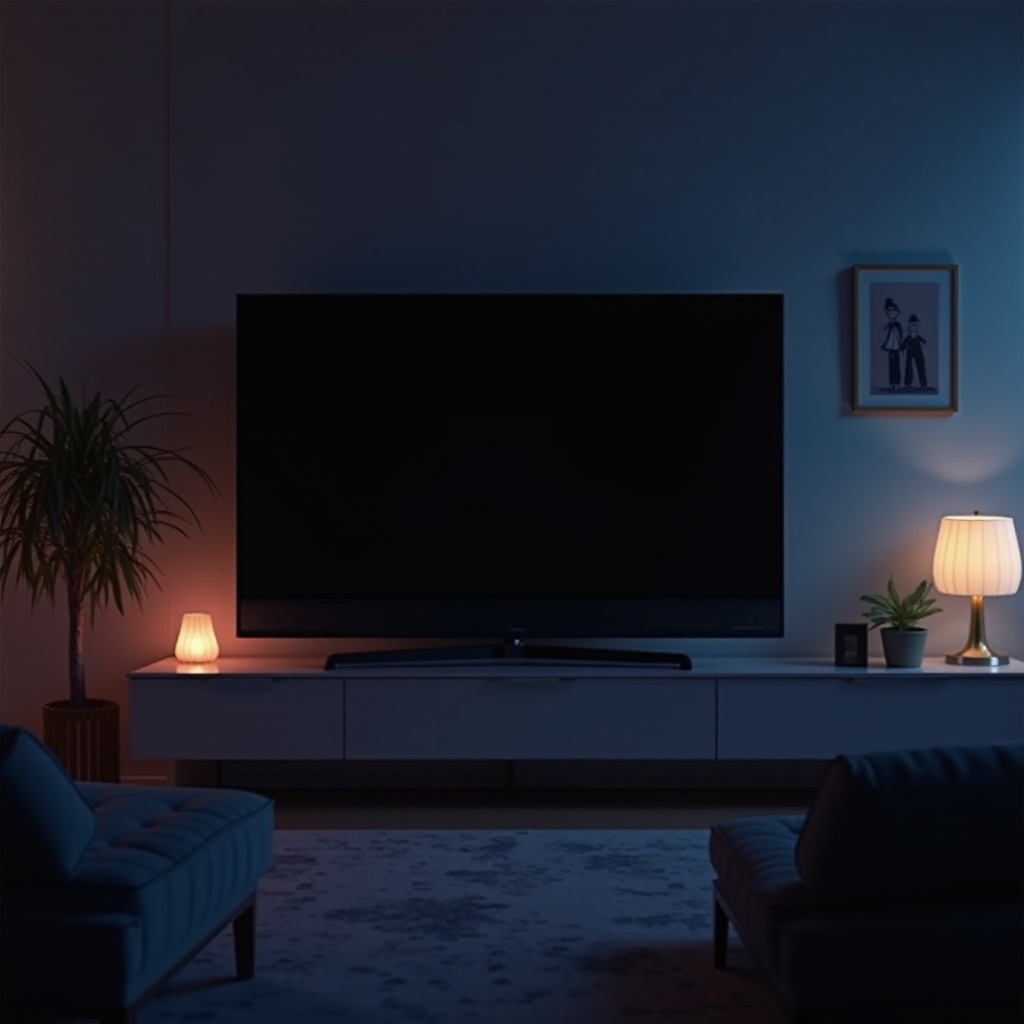 layar TV LG menjadi gelap