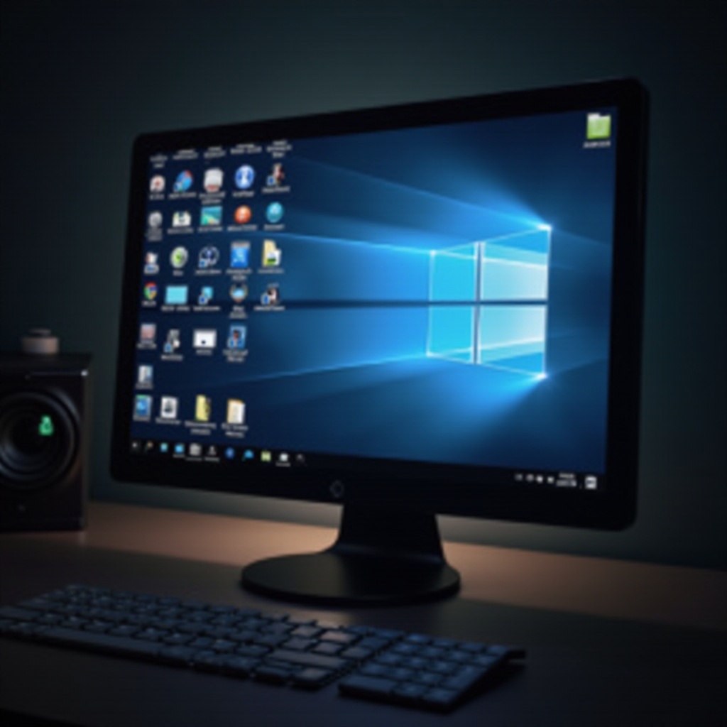 cara memperbesar ukuran ikon desktop