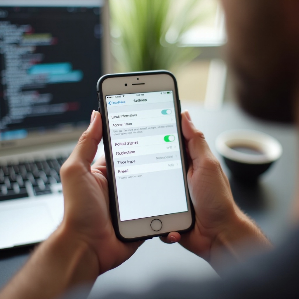 cara memperbarui email di iPhone saya