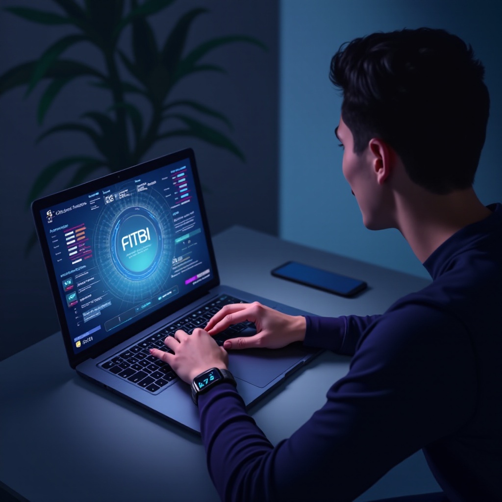 unduh data dari Fitbit