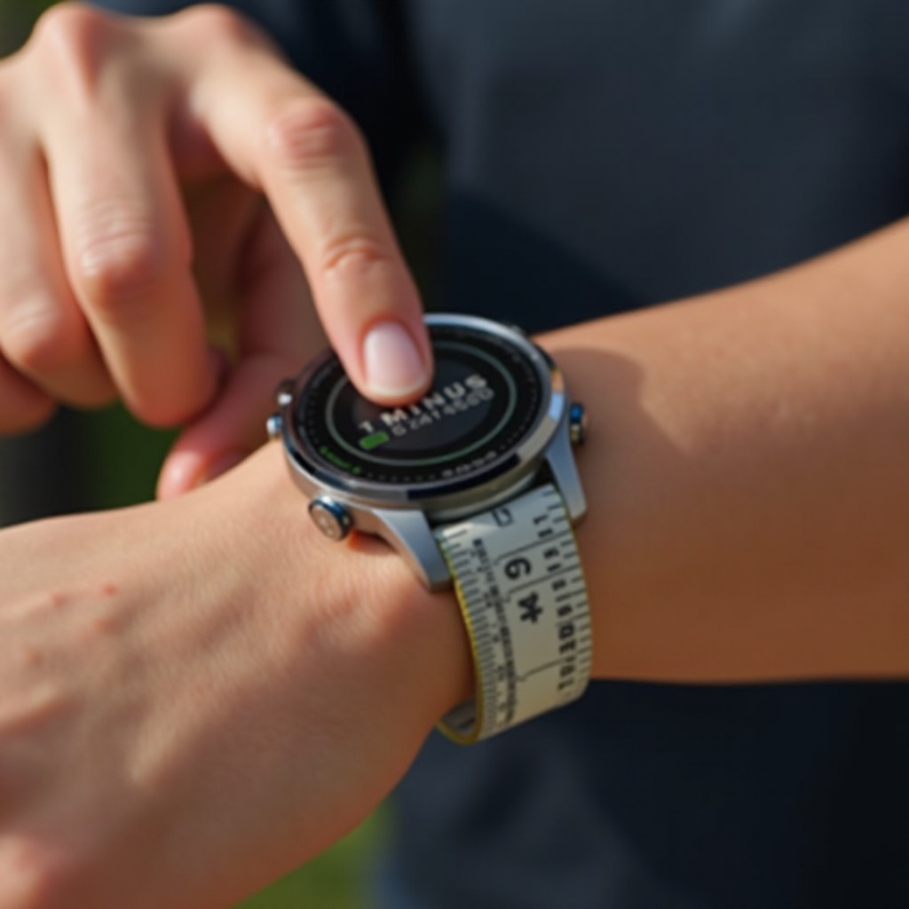 cara mengukur ukuran jam tangan garmin