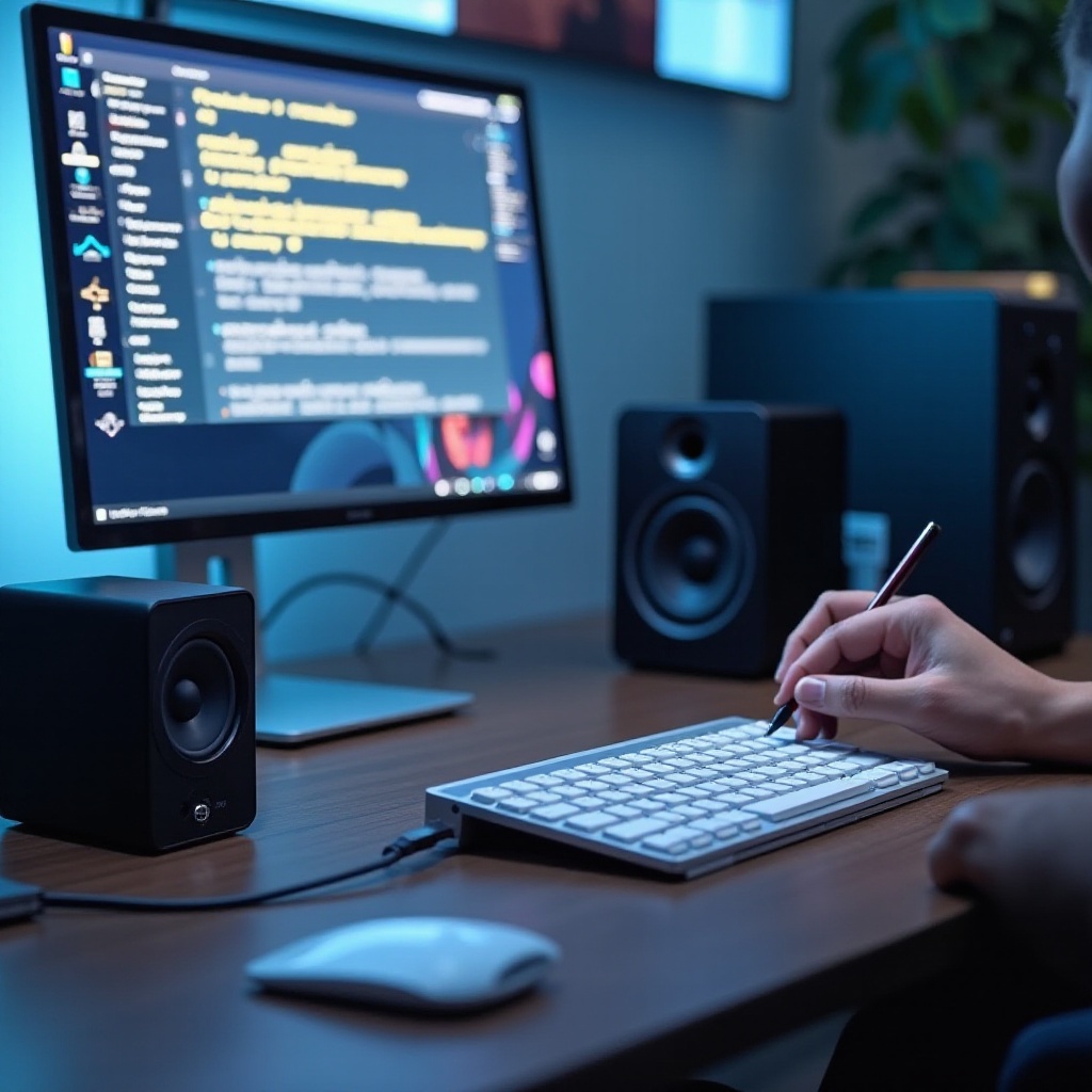 เชื่อมต่อลำโพง USB heyday แล้วแต่การเล่นช้า