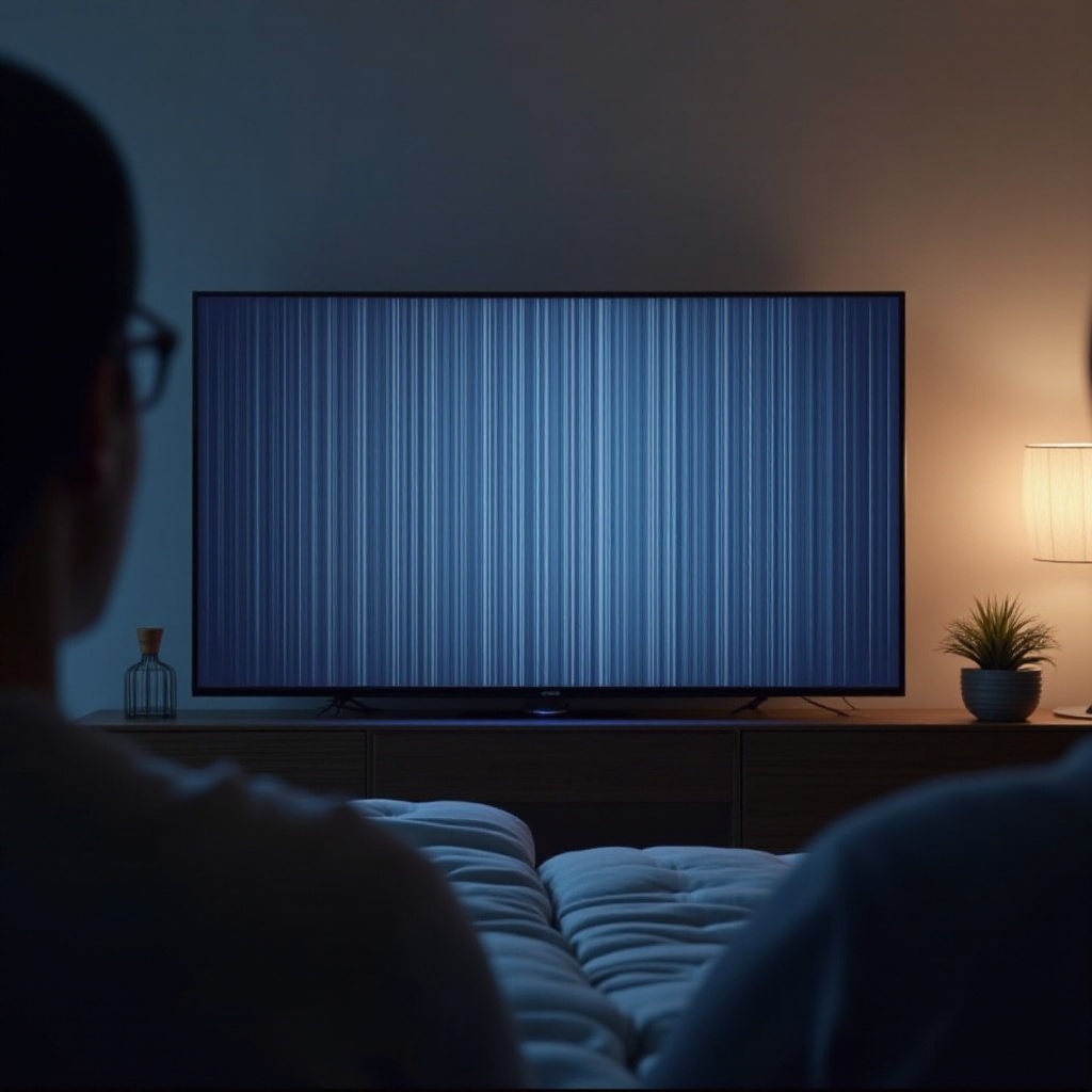 mga patayong linya sa Vizio TV