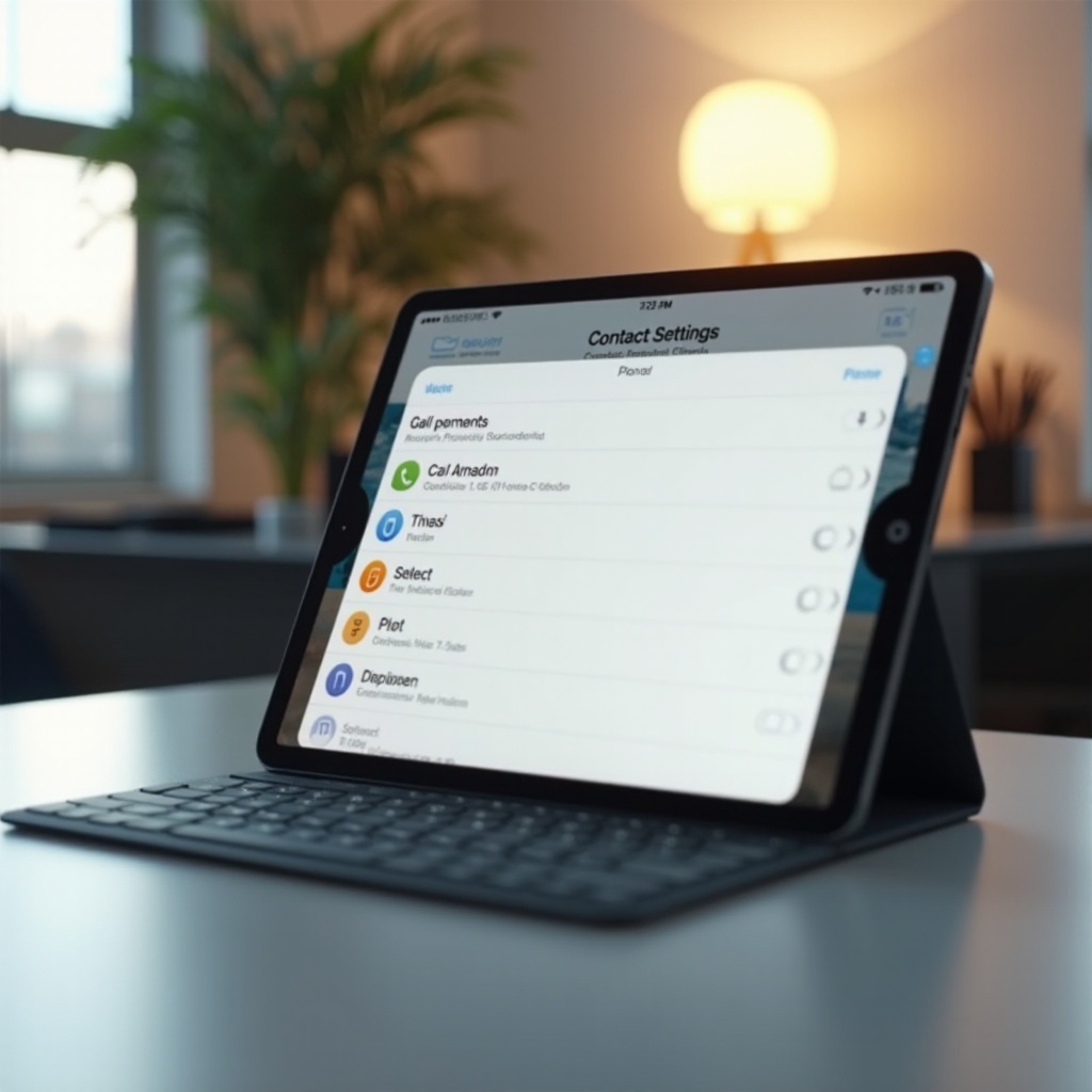 iPadで連絡先のブロックを解除する方法