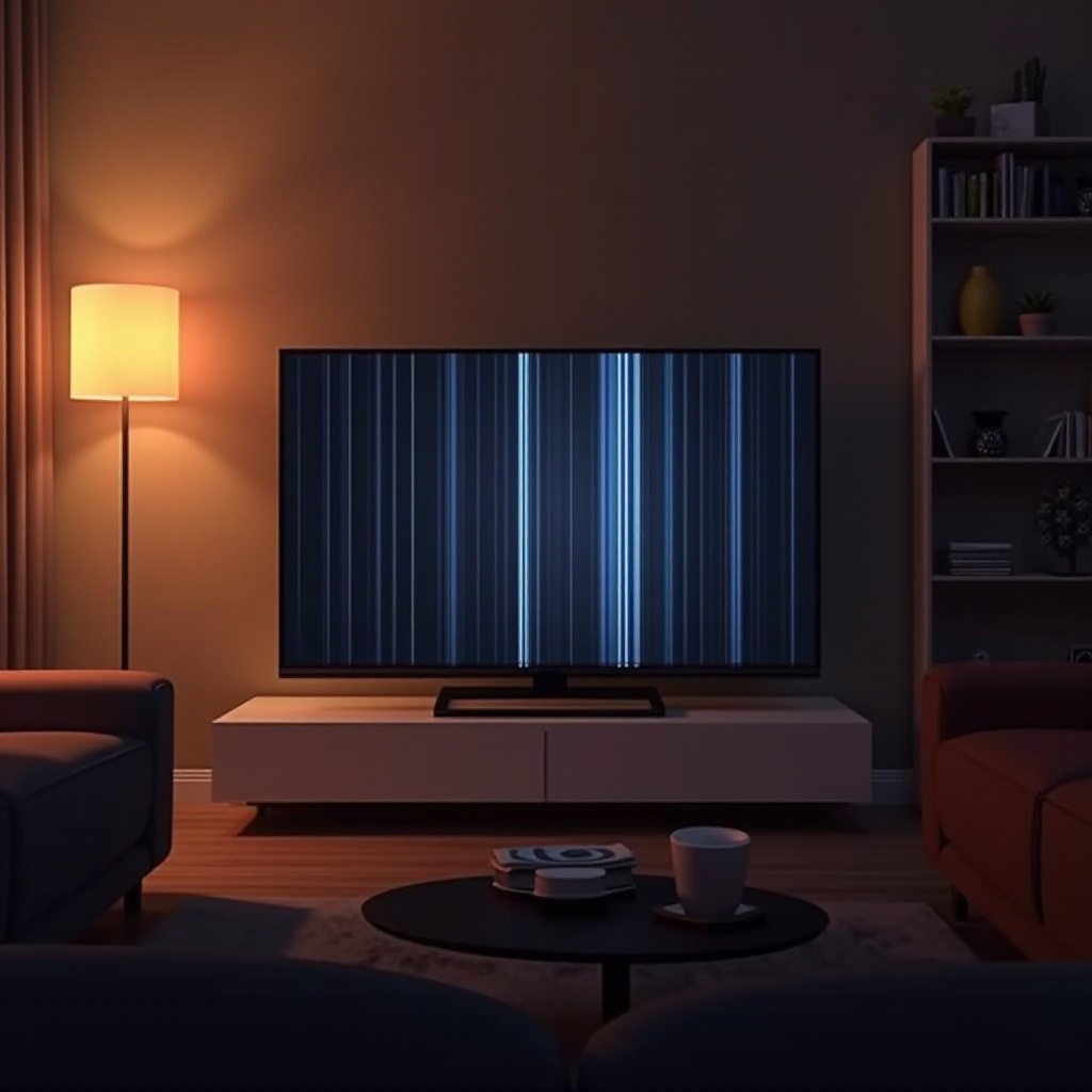 เส้นแนวตั้งในโทรทัศน์ Vizio
